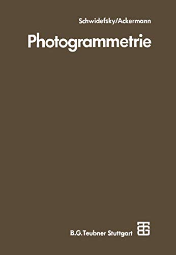 livre Photogrammetrie