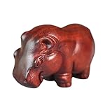 Sculpture d'hippopotame unique : avec un design élégant et raffiné, cette délicate figurine d'hippopotame est une pièce décorative créative et originale