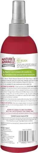 Nature'S Miracle P-98375 Advanced Platinum Cat Pet Block Repellent Spray thumb #1