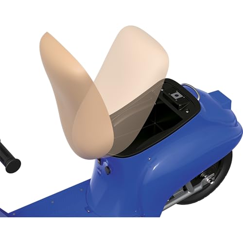 Image of Razor Electric Retro Scooter for Ages 8+, 170 lb Max Weight, Blue, w / 250W Motor, 12.5 inch Tires & 24V Battery, Up to 15 MPH, Pocket Mod - Lightweight Ride On Motorcycle Bike for Young and Teen Riders