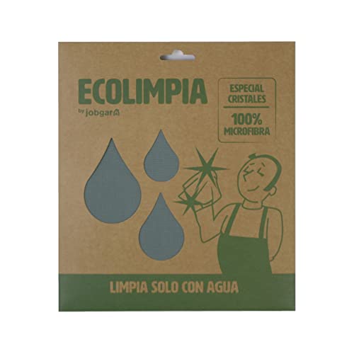 10XDIEZ Pack 4 paños bayeta ecolimpia Especial Cristales - Bayeta Limpia Cristales 100% Microfibra Cover