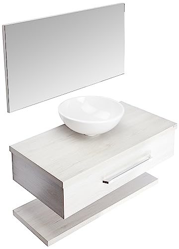 Conjunto Bancada C/Cuba R35 e Espelheira Metrópole 806
