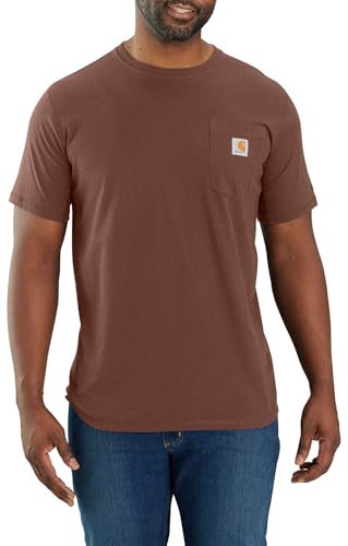 Image of Carhartt Men's Force Relaxed Fit Midweight Short-Sleeve Pocket T-Shirt
