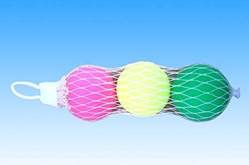 APE1105 Palline per Racchettoni, 3 Pezzi, Unisex – Adulto, Multicolore, Taglia Unica