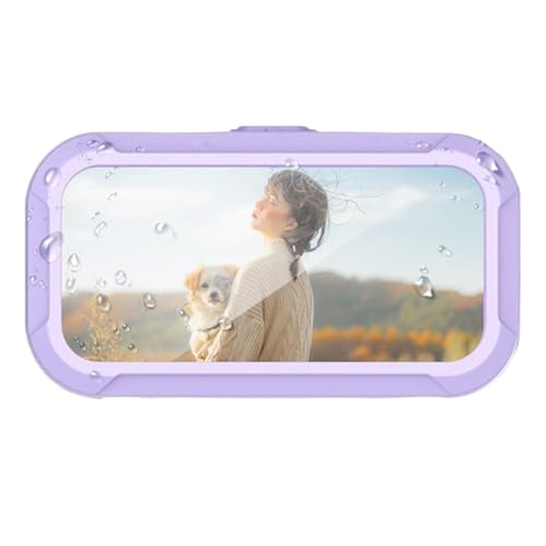Caja del teléfono de la ducha impermeable y giratoria con ajuste de ángulo de pared