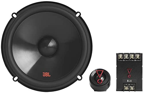 JBL Stage3 607CF – 16,5 cm 2-Wege Komponentensystem | 50 W RMS, 250 W max. | 3 Ohm | Plus One™ Tieftöner | Dome-Hochtöner | Externe Frequenzweiche – 1 Paar