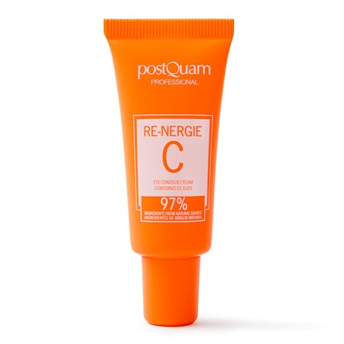 Contorno de Ojos Re-Nergie Vit C - Tratamiento Antiarrugas y Rejuvenecedor para Contorno de Ojos de Postquam - Reduce Bolsas y Ojeras - Textura Ligera No Grasa - 15 ml
