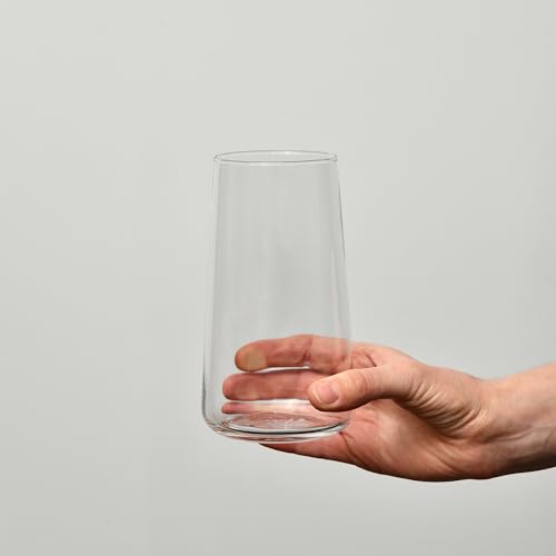 Miniatura 4 de Krosno Vasos Para Agua, Zumos Y Otras Bebidas Diseño Elegante Set De 6 Capacidad 600 Ml Colección Infinity Ideal Para El Hogar, Restaurante, Fiestas Apto Para Lavavajillas