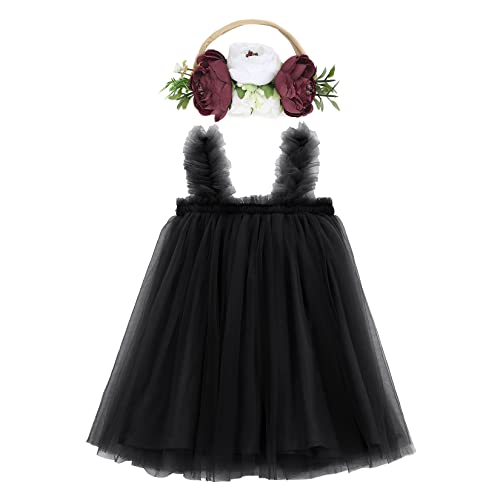 Image of Century Star First Birthday Outfit Girl - 1st Birthday Girl Outfit Baby Easter Dress Baptism Toddler Flower Dress Infant Gift