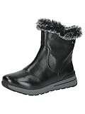 H-Weite Caprice Damen Warmfutter 9-26411-43 Mode-Stiefel, Black Nappa, 39 EU Weit
