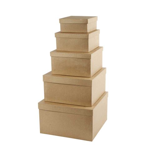 Boîtes à chapeaux carrées pour organiser votre dressing