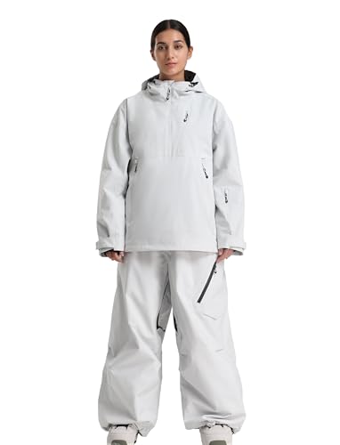 GSOU SNOW Women's Ski Jacket and Pants Set Baggy Snowboard