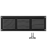 300x100mm Metalica Rejilla de Ventilación con Mosquitera - Antracita
