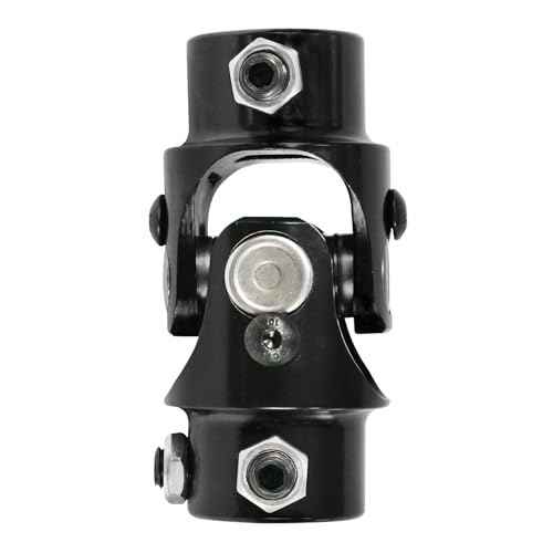 5/8"- 36 Spline x 3/4" DD Steering Universal U Joint 3/4 dd Steering Shaft Coupler U-Joint Coupling Automotive Replacement Black