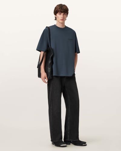 Image of AllSaints Men's Underground Oversized Short Sleeve Crew Neck Shirt