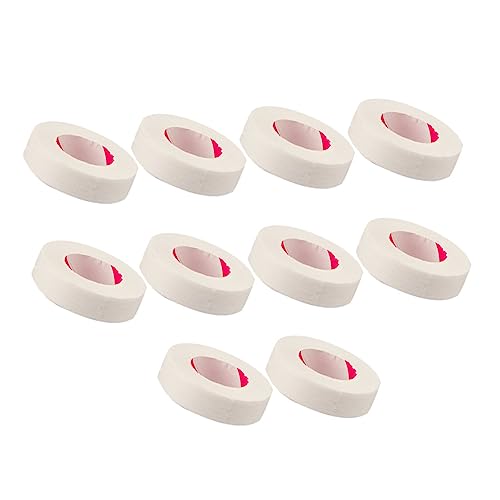 FOYTOKI Adhesive Fabric Lash Tape Breathable Comfortable Eyelash Isolation Tape 10 Rolls