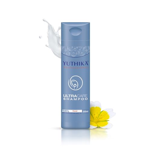 Image of Yuthika Professional Ultra care Shampoo for Women & Men With Meadfoam Seed Oil Hair Shampoo For Damaged, Weak, Dry and Frizzy Hair, All Hair Types, (250ml)