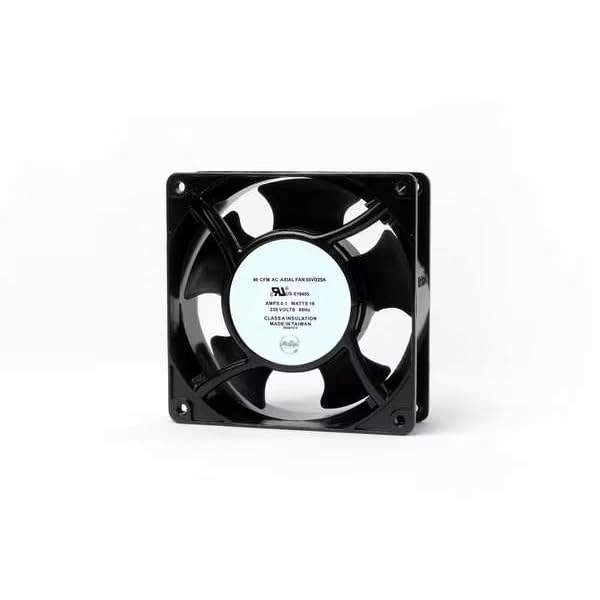 Standard Square Axial Fan, 230V AC, 98 cfm, 4-11/16 in W., Mfr: 55VD25-A