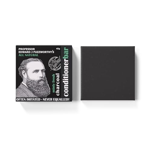 Professor Fuzzworthy Minty Fresh Charcoal Detangler Beard Conditioner Bar