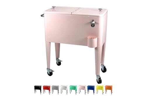 Kailua Cooler – Glacière américaine, Camion frigorifique, Refroidisseur de Boissons de fête (Rose Bonbon)