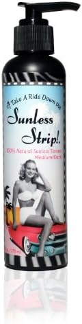 Pristine Beauty Sunless Strip Sunless Tanner, 6-Ounces Bottle