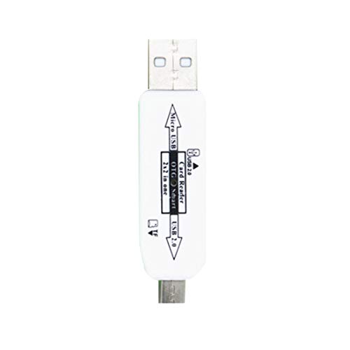 uu19ee Lector De Tarjetas USB OTG 2 En 1 Universal Micro USB OTG TF/SD Lector De Tarjetas Extensión De Teléfono Cabezales Micro USB OTG Adaptador