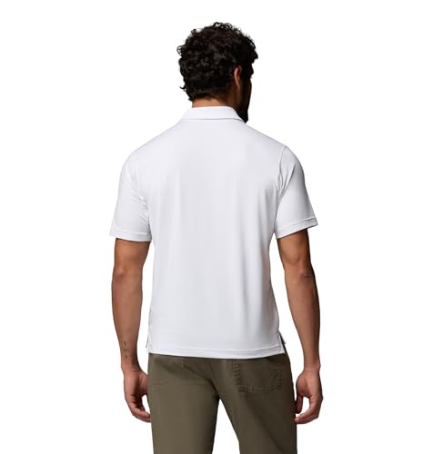 Columbia Men's Parsons Point Polo, White/White, 2X Tall - image 2