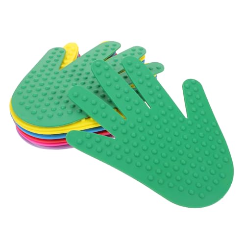 Marqueurs de sol main en plastique VANZACK pour parcours sensoriel Montessori enfant