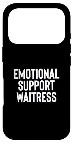 Fun Emotional Support Home Waitress Therapy Joke �X�}�z�P�[�X iPhone 17 Pro �p