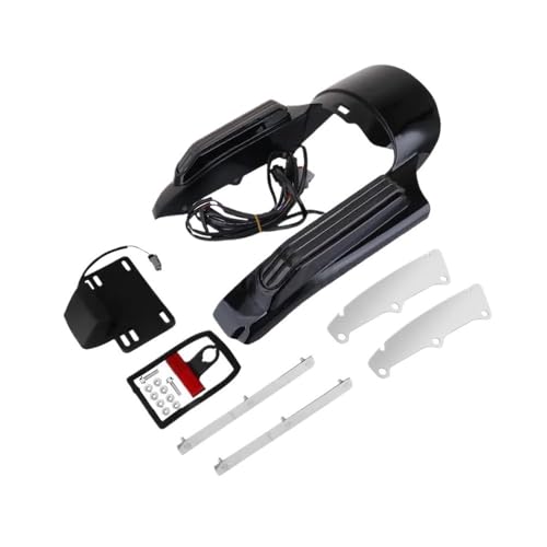 Feu Stop Moto et Extension Garde-Boue Arrière pour Touring Street Glide 2014-up