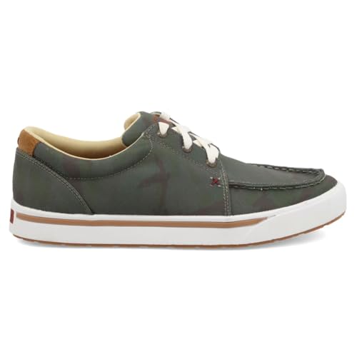 Image of Twisted X Men's Kicks, Moc Toe, Green Camo, 11 M