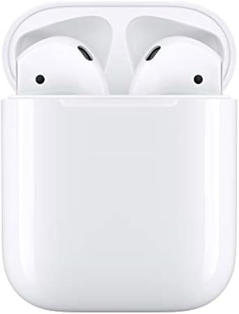 Apple AirPods Wireless Ear Buds, Bluetooth Headphones with Lightning Charging Case Included, Over 24 Hours of Battery Life, Effortless Setup for iPhone