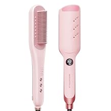 Wavytalk Steam Pro Hair Straightener Brush, Wavytalk Power Wave Hair Crimper