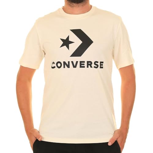 Converse Center Front Large Logo Star Chevron Short Sleeve T-Shirt - White