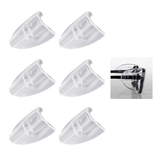 HDGSAFD Lot de 3 paires de 6 paires de lunettes de protection, ailes transparentes de protection des yeux