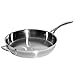 ProCook Uncoated 18/10 Stainless Steel Frying Pan - 30cm, Durable Saute Skillet - Induction & Dishwasher Safe Cookware