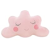 Pu ran - Cojín con forma de nube para decoración del hogar, peluche, 1#, talla única