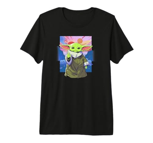 T-shirt Star Wars The Mandalorian Grogu vêtement graphique de science-fiction