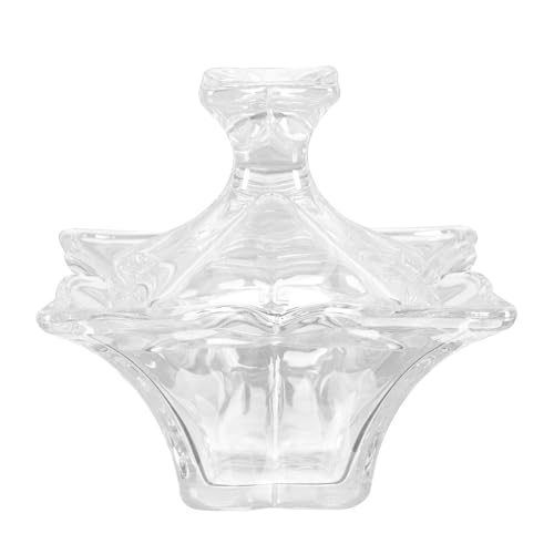 Vaso de Vidrio para Manicura con Tapa y Limpieza miniatura 1