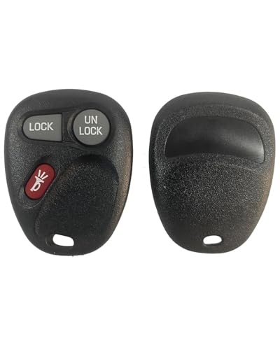 Coque de remplacement pour clé GMC et Buick - Boîtier vide 3/4 boutons - 4