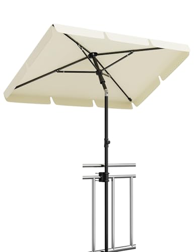 Garvee Parasol rectangulaire extensionérieur – Protection solaire UPF 50+ – Housse incluse –...