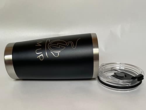 Large Coffee Mug 30 Oz Stainless Steel With Lid Insulated Water Tumbler (Black) #TOP3