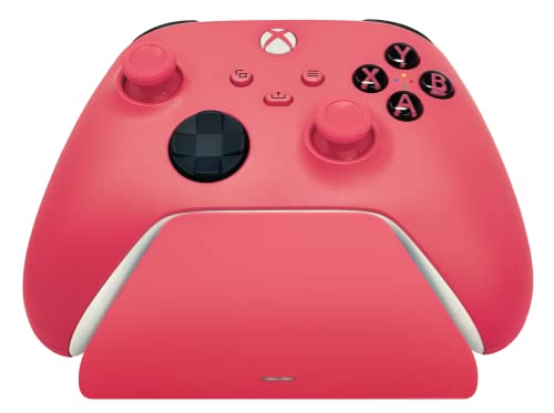 Razer Universal Quick Charging Stand - Quick Charger for Xbox Controllers (Universal Compatibility, Magnetic Contact System, Matches Your Xbox Controller, One-handed Navigation) Deep Pink