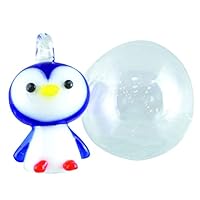 Amazon.co.jp: フォーカート かわいい手作り ガラス細工 浮玉 イルカ