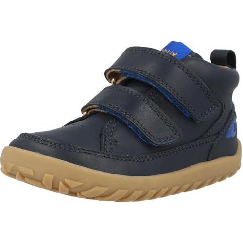 Bobux i-Walk Trek Navy BQ10471DBYLE Boots Leather Nubuck Adjustable for Natural Movement