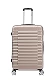 Boleedy Valise Rigide Cabine 20″ (55cm),ABS Durable Léger,Trolley de Voyage avec 4 roulettes 360°,Suitcase Pas Cher,Bagage Cabine,Soute Avion 20kg