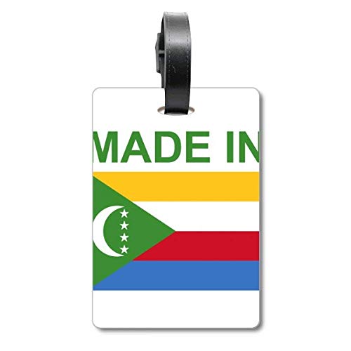 Étiquette de valise Comores finition premium pour voyage