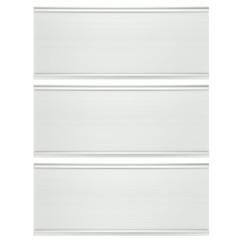 Support de plaque signalétique en aluminium 10,7x27,9 cm PATIKIL pour porte et mur x3