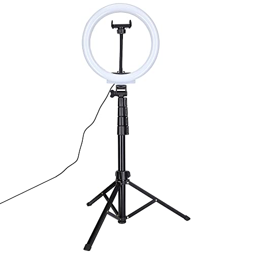 Rollei Lumis Comfort Ring Light Bi-Color, Ring-Licht mit Smartphone-Halterung, Smartphone Fernbedienung und Lampenstativ…