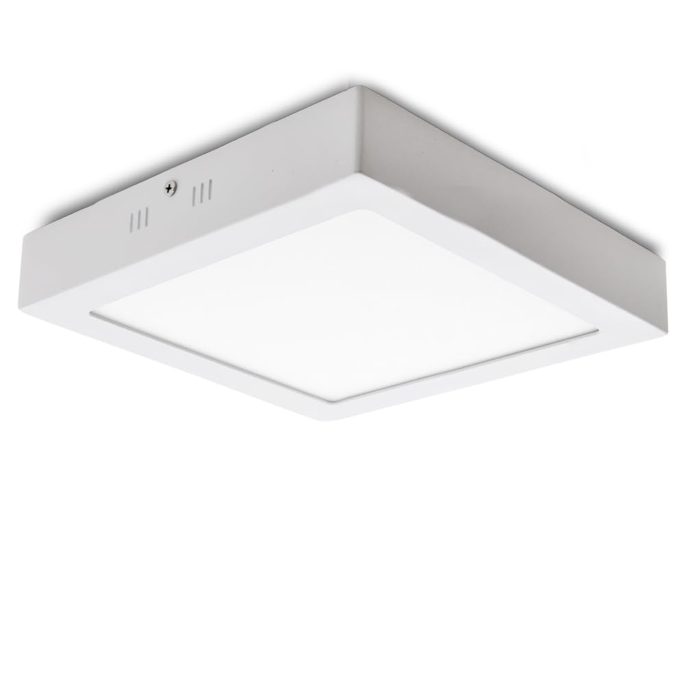 Plafón LED 12W 800Lm 6000ºK Cuadrado 40.000H [GR-MZMD02-12W-CW] | Greenice